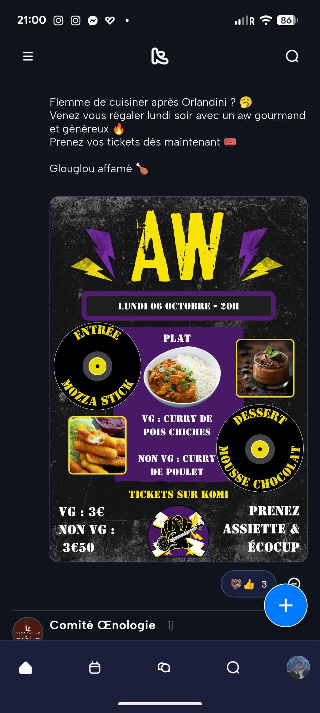 Feed et communication Komi